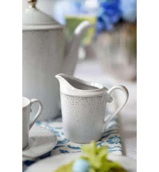 ĆMIELÓW JENNY G856 PEARLS Zestaw kawowy 22 el / 6 osób / porcelana