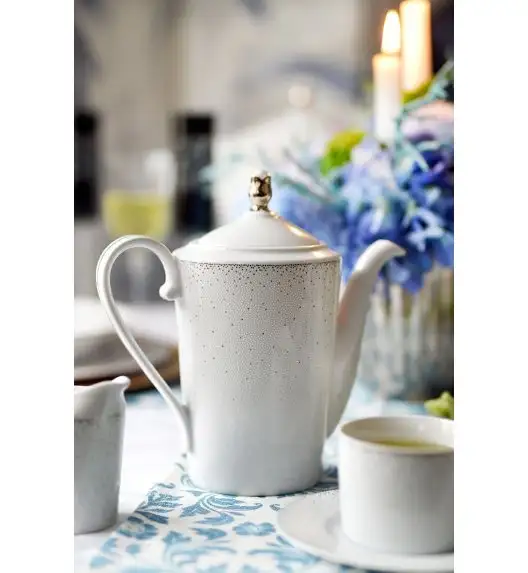 ĆMIELÓW JENNY G856 PEARLS Zestaw kawowy 22 el / 6 osób / porcelana