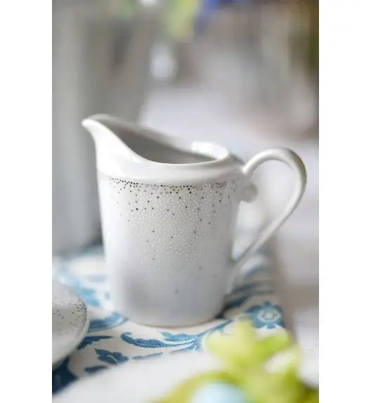 ĆMIELÓW JENNY G856 PEARLS Zestaw kawowy 22 el / 6 osób / porcelana
