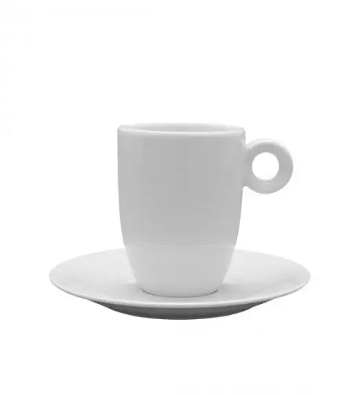 WYPRZEDAŻ! LUBIANA ETO Komplet 3 spodków do filiżanek / porcelana