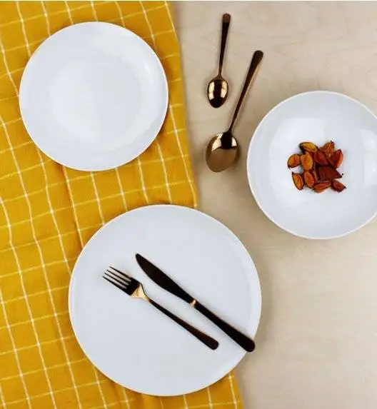 WYPRZEDAŻ! DOMINO Z-N Zestaw 2 talerzy dla 1 osoby / porcelana