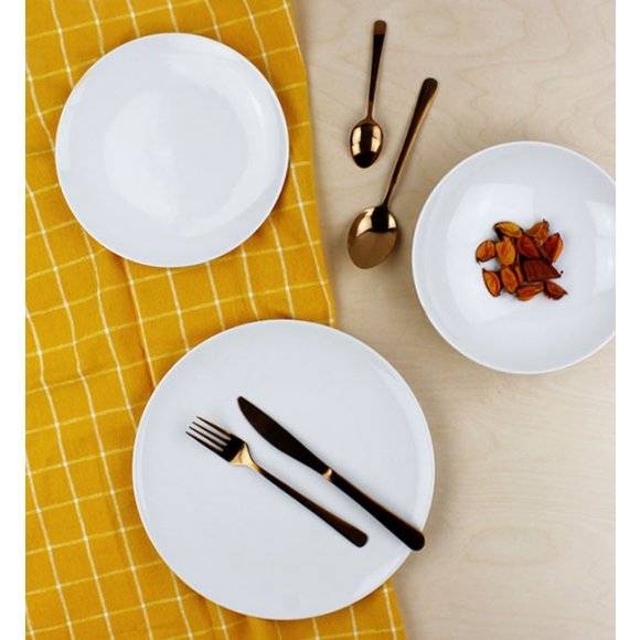 WYPRZEDAŻ! DOMINO Z-N Zestaw 2 talerzy dla 1 osoby / porcelana