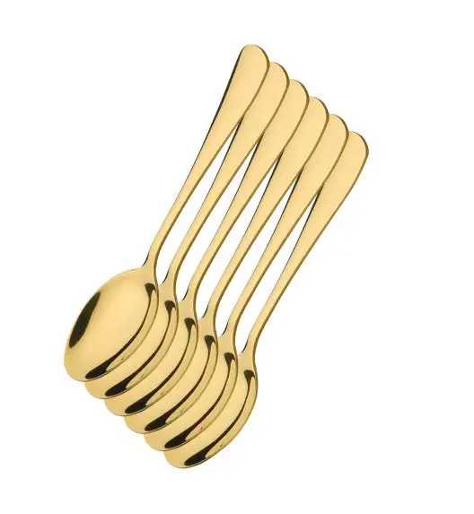 CILIO COFFEE CULTURE Łyżeczki do kawy 6 szt. / złote / FreeForm