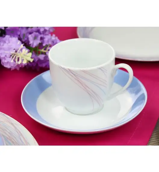 WYPRZEDAŻ! ARZBERG KATE Zestaw 5 spodków do filiżanek / porcelana