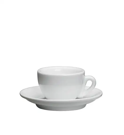 CILIO ROMA Filiżanka do espresso ze spodkiem 50 ml / biała / FreeForm