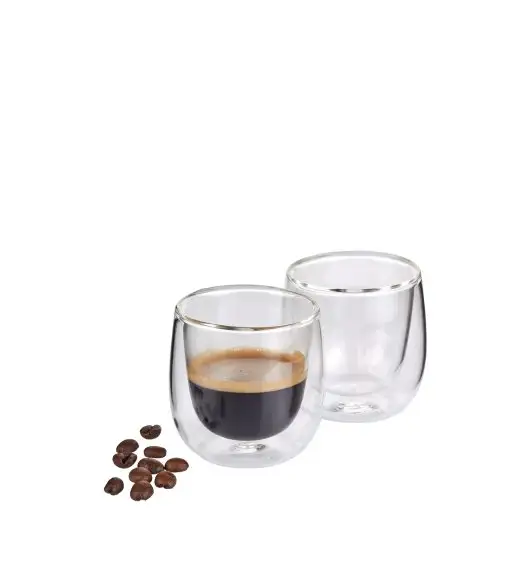 CILIO VERONA Szklanki do espresso 80 ml, 2 szt./ podwójne ścianki / FreeForm