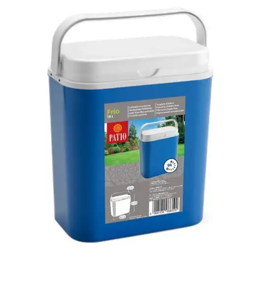 PATIO FRIO Lodówka turystyczna 18 l / na wkłady / niebieska