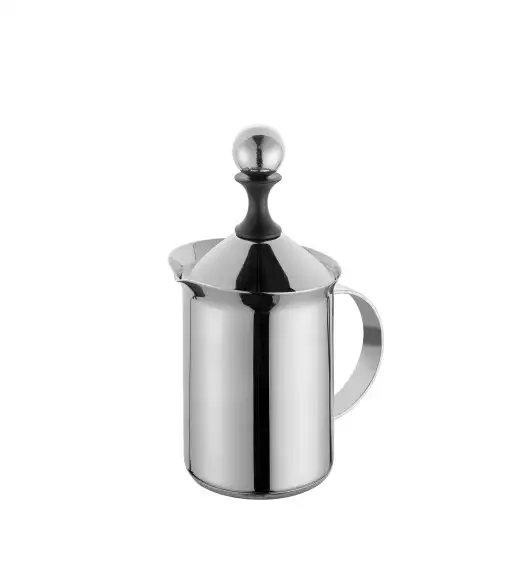 CILIO CLASSIC Stalowy spieniacz do mleka na 6 filiżanek / indukcja / FreeForm