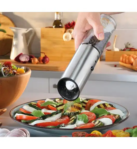 CILIO COLLINA Elektryczny młynek do pieprzu lub soli, ładowany przez USB / FreeForm