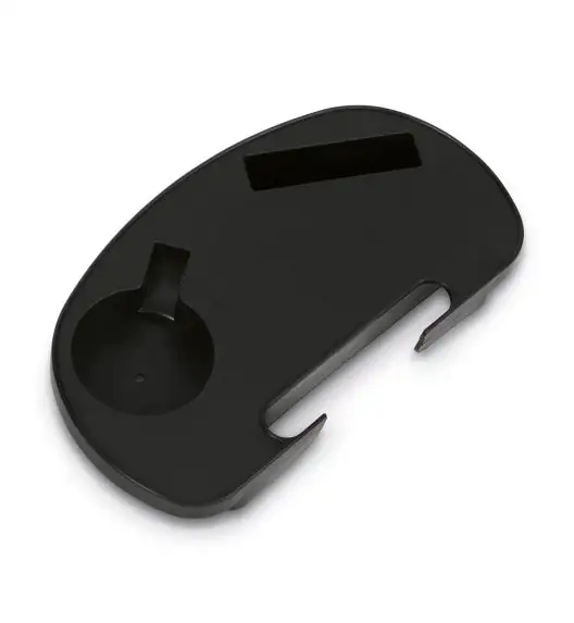 TADAR Leżak ogrodowy 66 x 160 cm / plażowy / czarny / grawitacyjny