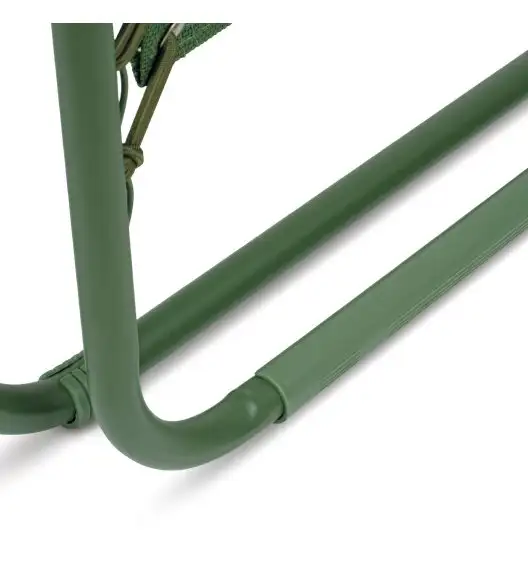 TADAR Leżak ogrodowy 66 x 160 cm / plażowy / zielony / grawitacyjny