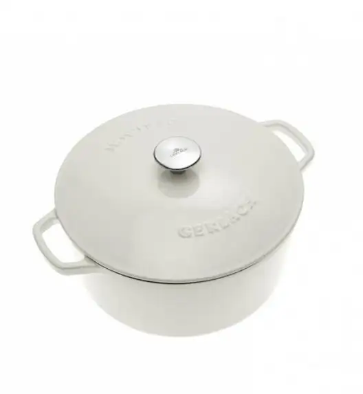 GERLACH NATUR IRON Komplet 2 garnków z pokrywkami 3L + 5L | żeliwo | indukcja