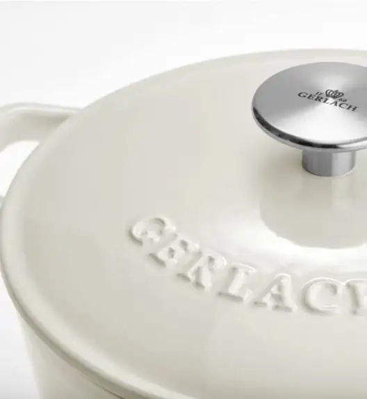 GERLACH NATUR IRON Komplet 2 garnków z pokrywkami 3L + 5L | żeliwo | indukcja