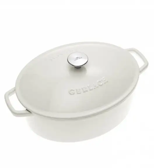 GERLACH NATUR IRON Komplet Garnek 5l z pokrywką 26 cm + brytfanna 5,5l 31 cm | żeliwo | indukcja