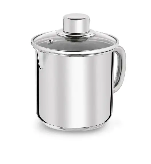 TADAR BAHAMA Garnek do mleka z pokrywką 1,2 l / stalowy / indukcja