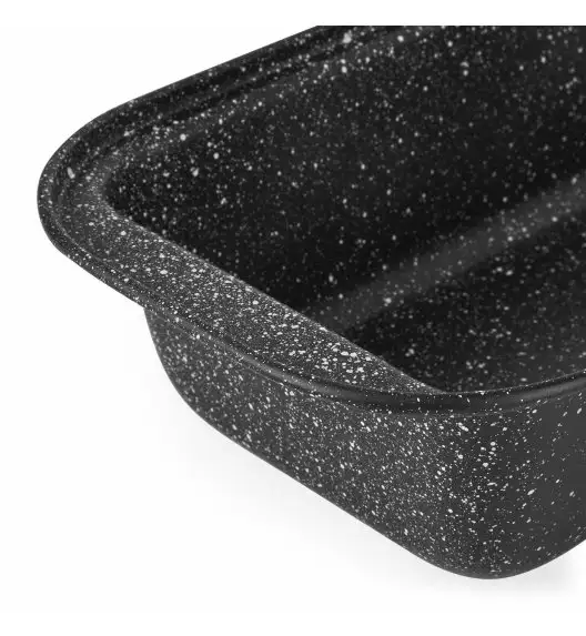 KONIGHOFFER BLACK MARBLE Forma do pieczenia 30 x 13 x 5,5 cm / prostokątna / stal węglowa