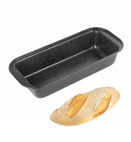 KONIGHOFFER BLACK MARBLE Forma do pieczenia 30 x 13 x 5,5 cm / prostokątna / stal węglowa