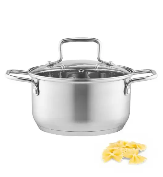 AMBITION HUGO Garnek z pokrywką 18 cm / stal nierdzewna / indukcja