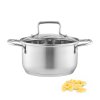 AMBITION HUGO Garnek z pokrywką 18 cm / stal nierdzewna / indukcja