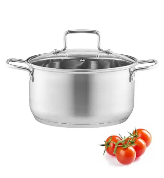 AMBITION HUGO Garnek z pokrywką 20 cm / stal nierdzewna / indukcja