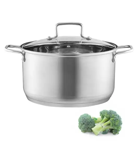 AMBITION HUGO Garnek z pokrywką 24 cm / stal nierdzewna / indukcja