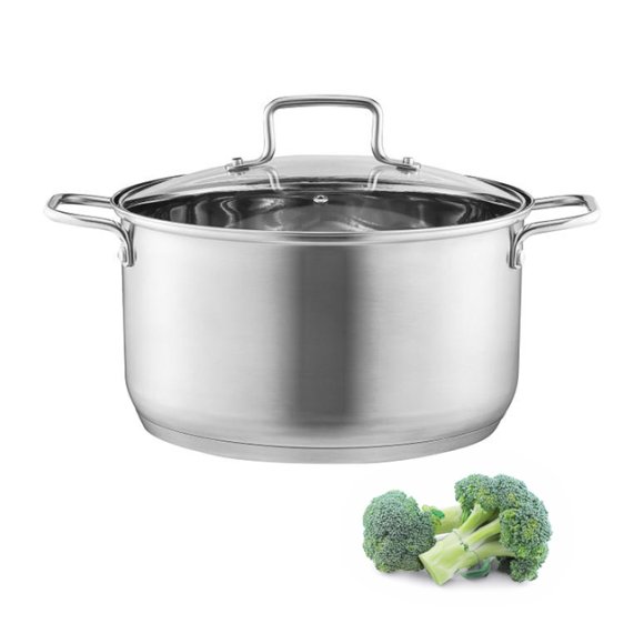 AMBITION HUGO Garnek z pokrywką 24 cm / stal nierdzewna / indukcja