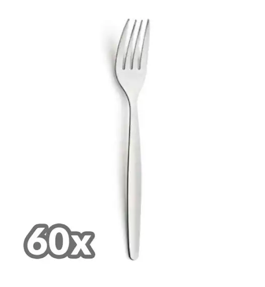 AMEFA Sztućce UE / SCANDINAVE 60x Widelec obiadowy | stal 18/0 luz | sztućce dla gastronomii