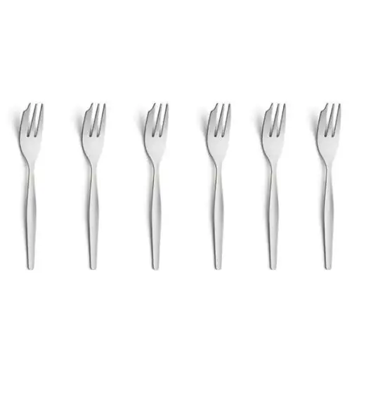 AMEFA Sztućce UE / SCANDINAVE 6x Widelczyk do ciasta | stal 18/0 sztućce dla gastronomii