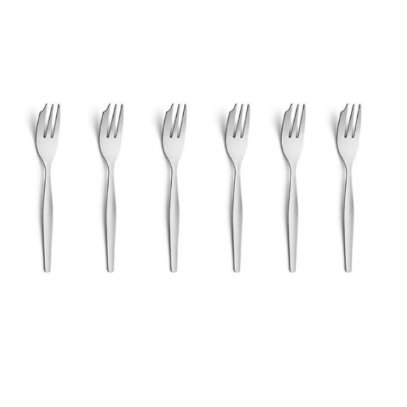 AMEFA Sztućce UE / SCANDINAVE 6x Widelczyk do ciasta | stal 18/0 sztućce dla gastronomii