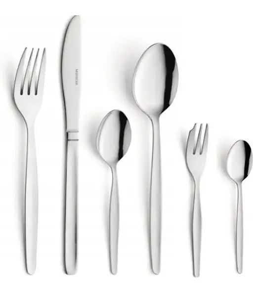 AMEFA Sztućce UE / SCANDINAVE Komplet sztućce 36 el dla 6 os luzem | stal 18/0 sztućce dla gastronomii