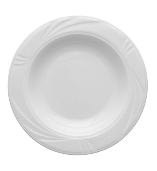 WYPRZEDAŻ! LUBIANA ARCADIA Talerz płytki 25 cm | porcelana luz