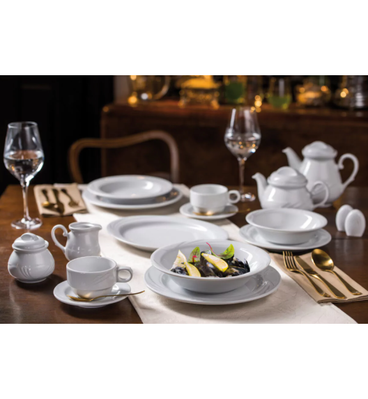 WYPRZEDAŻ! LUBIANA ARCADIA Dzbanek na mleko 300 ml | porcelana luz