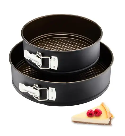 AMBITION ANTIGO Komplet tortownic 2 el / 20, 26 cm / czarny / stal węglowa