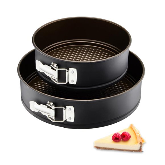 AMBITION ANTIGO Komplet tortownic 2 el / 20, 26 cm / czarny / stal węglowa