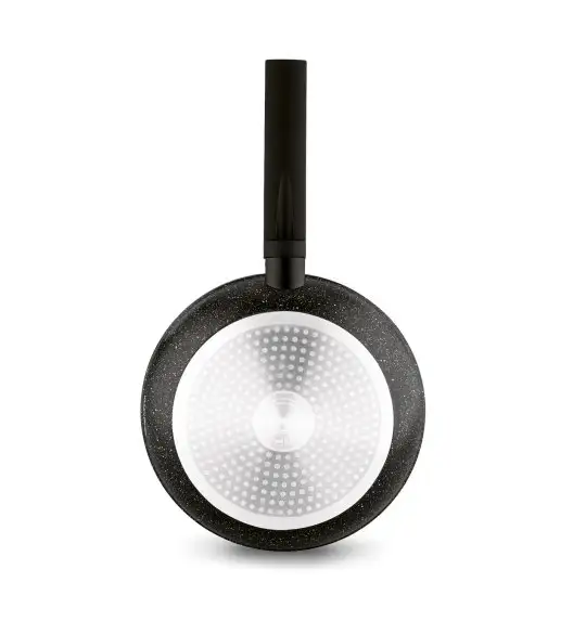 KONIGHOFFER BRAZOS Zestaw garnków marmurowych z pokrywkami 10 el / indukcja / czarny nakrapiany