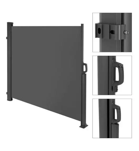 EXCELLENT HOUSEWARE Regulowana markiza boczna na taras