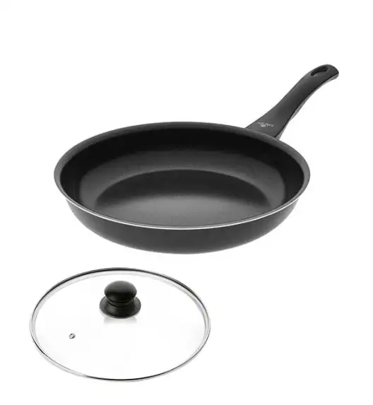 GERLACH FIRST Patelnia 20 cm / dwuwarstwowa powłoka ceramiczna + pokrywka uniwersalna 