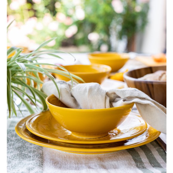 LUBIANA ORIENTAL | KY ŻÓŁTY | Serwis obiadowy 12/36 el | porcelana