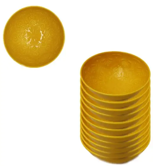 LUBIANA ORIENTAL | KY ŻÓŁTY | Salaterka 15 cm - 12 SZT | porcelana luz 