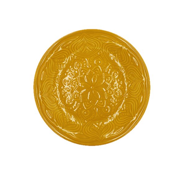 LUBIANA ORIENTAL | KY ŻÓŁTY | Talerz obiadowy 25 cm | porcelana luz 