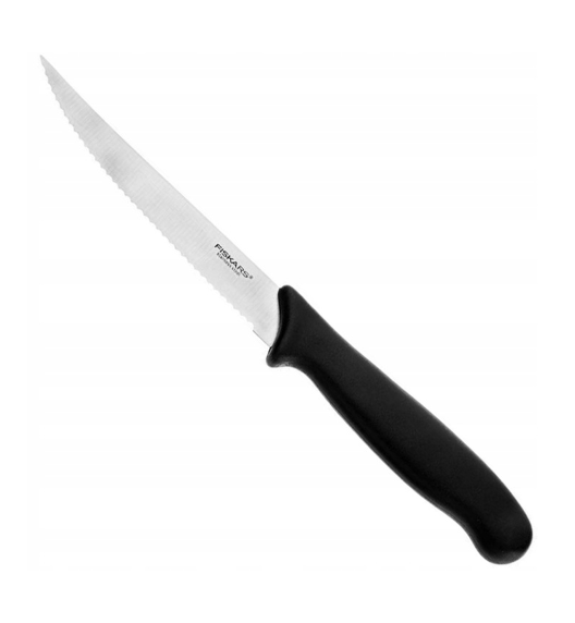 FISKARS ESSENTIAL Komplet 5 noży (kuchenne +do warzyw) w pudełku | stal nierdzewna HRC 53