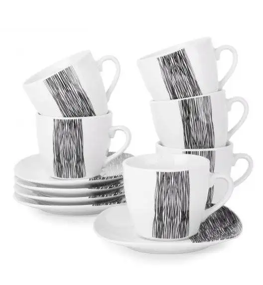 WYPRZEDAŻ! TADAR HOSTE Komplet 2 spodków pod filiżankę / ceramika