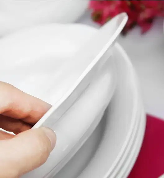 WYPRZEDAŻ! CHODZIEŻ KAMELIA C000 BIAŁA Serwis obiadowy 18 el / 6 osób / porcelana