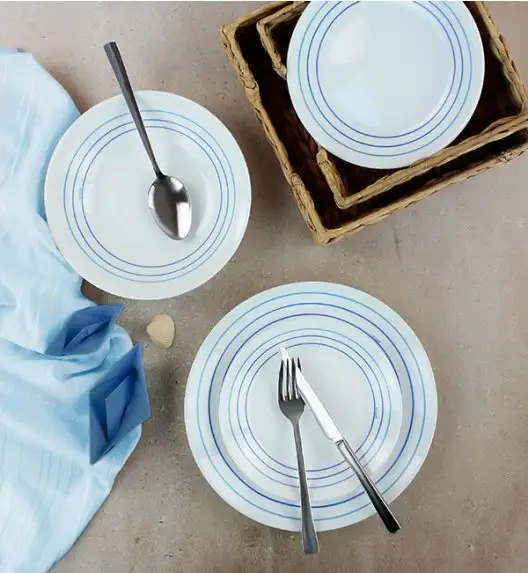 WYPRZEDAŻ! ARCOPAL RING Talerz głęboki / szkło hartowane