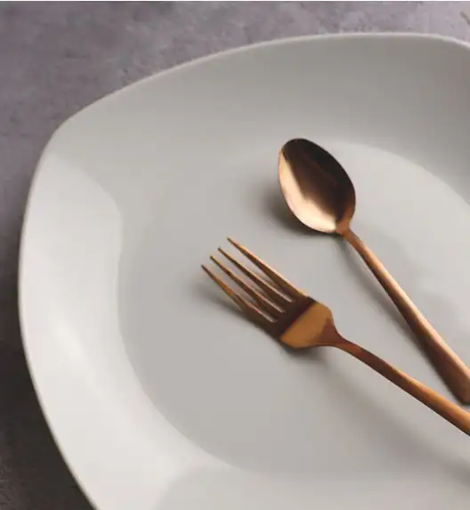 WYPRZEDAŻ! WATERSIDE SIMPLY WHITE Komplet 2 talerzy dla 1 osoby / porcelana