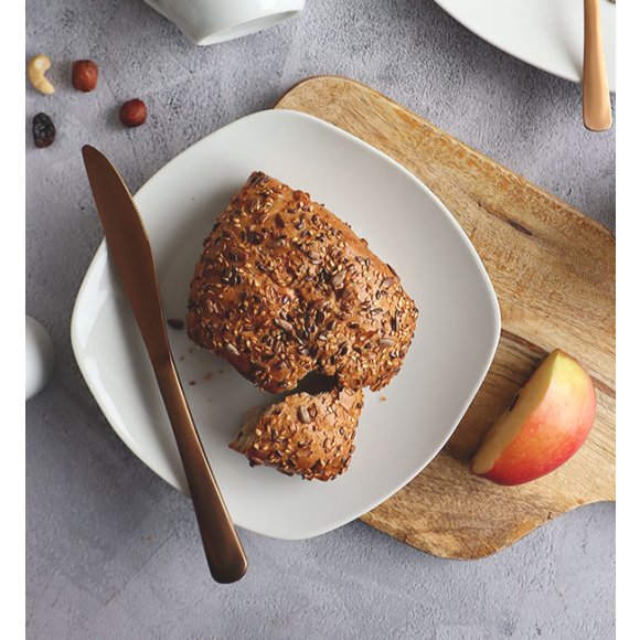 WYPRZEDAŻ! WATERSIDE SIMPLY WHITE Komplet 2 talerzy dla 1 osoby / porcelana