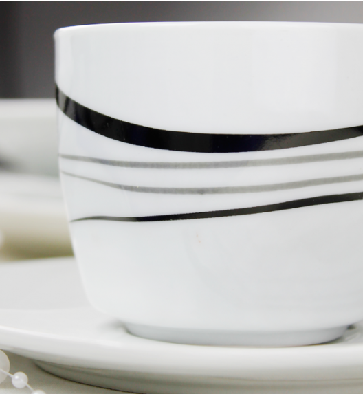 WYPRZEDAŻ! ARZBERG COSMOS Spodek do filiżanki / porcelana