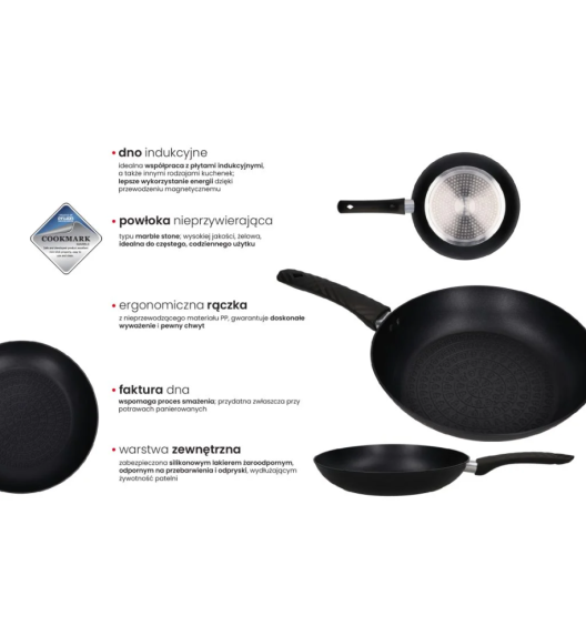 ZWIEGER LOVRO Patelnia naleśnikowa 26 cm | aluminium | powłoka PFLUON indukcja