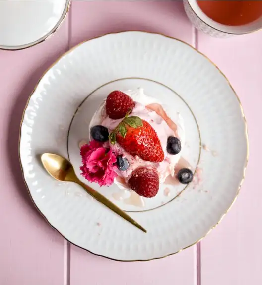 WYPRZEDAŻ! ĆMIELÓW SOFIA 3604 ZŁOTA LINIA Talerz obiadowy / porcelana