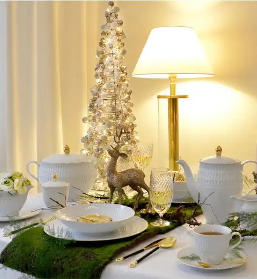 WYPRZEDAŻ! ĆMIELÓW SOFIA 3604 ZŁOTA LINIA Talerz obiadowy / porcelana